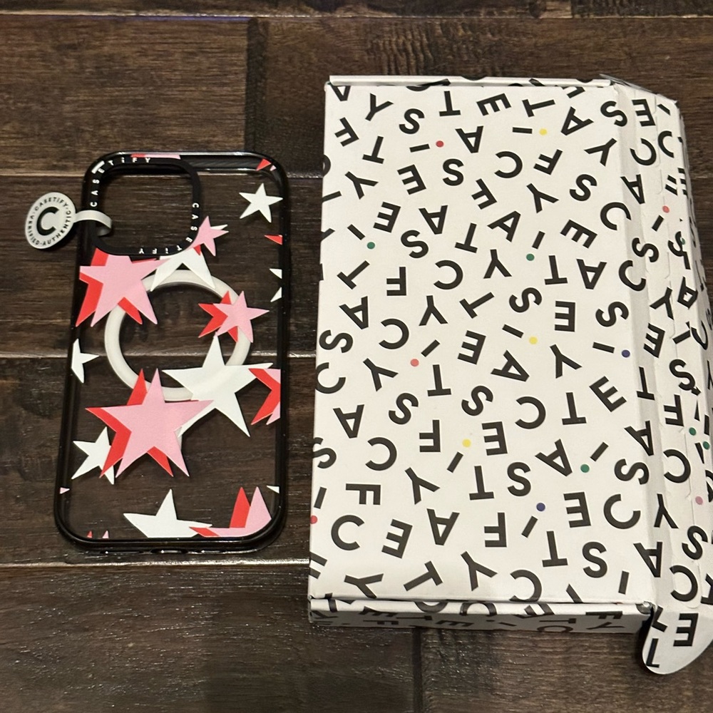 Casetify iPhone 14 Pro Max Triple Stars MagSafe Compatible Impact Case